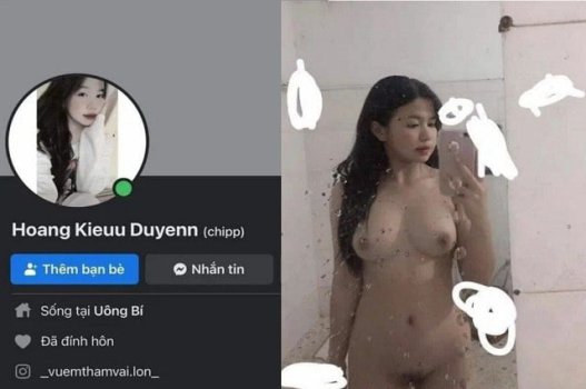 หน้าอกที่มีเสน่ห์ของ Hoang Kieu Duyen