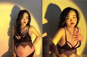เธอยังคงมีเสน่ห์แม้จะตั้งครรภ์