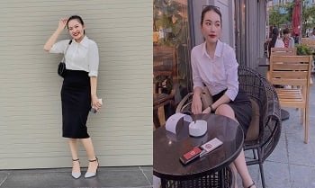 น้องสาวสำนักงานของพนักงานของ บริษัท